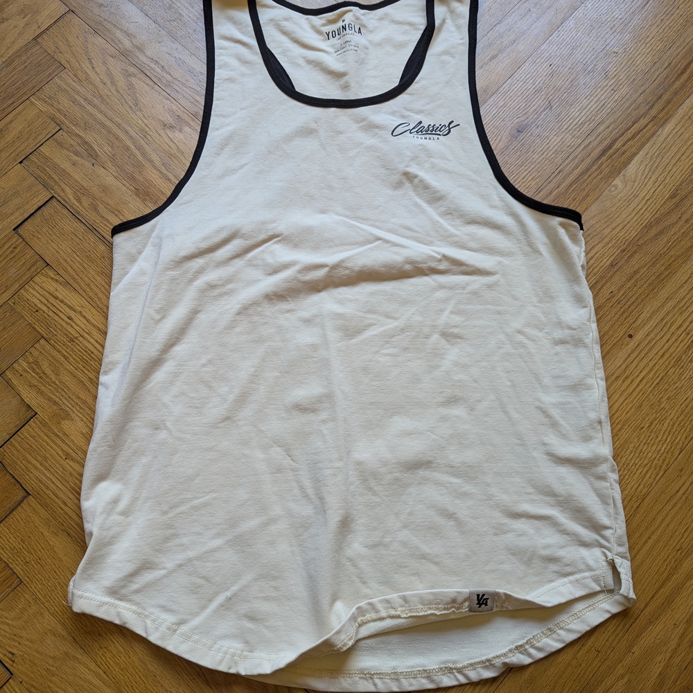 Thick Cotton Men's OffWhite Muscle Tank Top XL